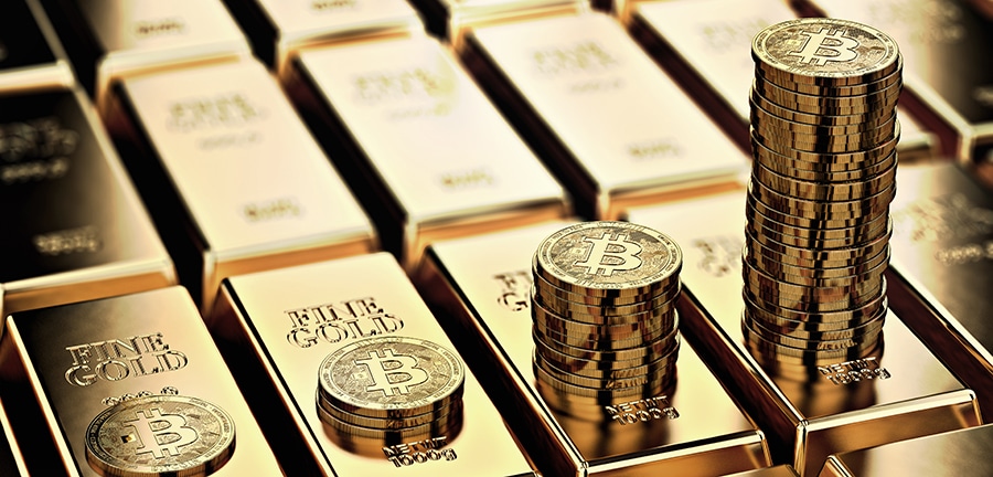 Bitcoin so với vàng