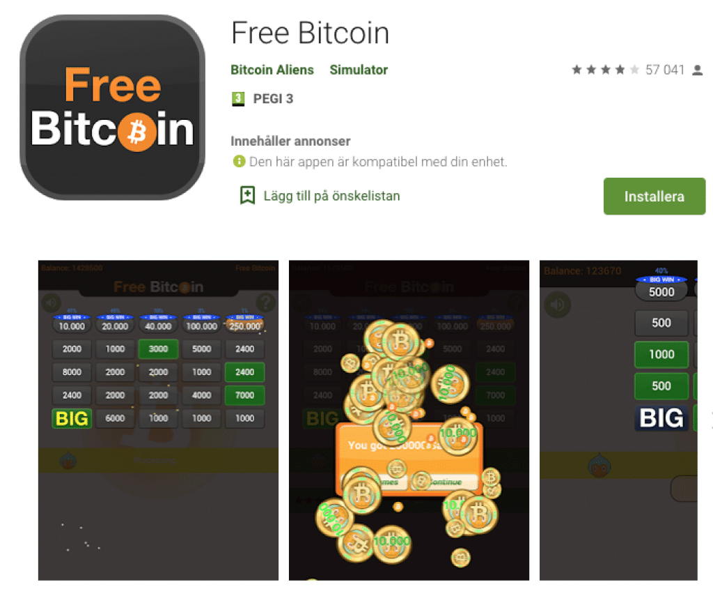 Free Bitcoins via Bitcoin Aliens faucet platform