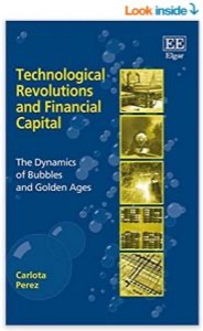 Teknologiske revolusjoner og finansiell kapital bokomslag