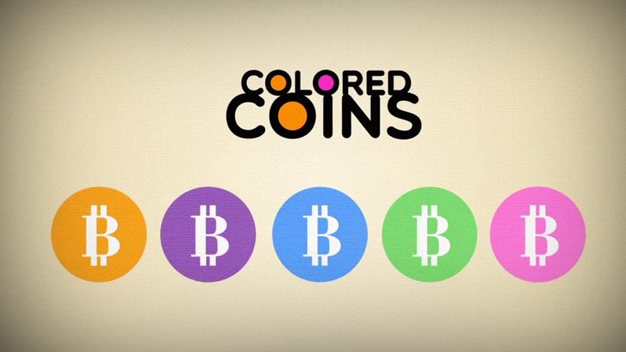 Farvede mønter