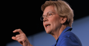 Et billede af senator Warren, der repræsenterer Massachusetts