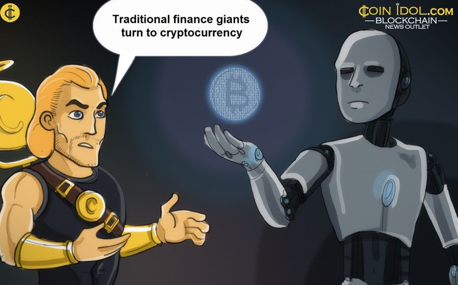 Traditional finance giants turn to cryptocurrency