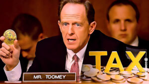 Senator Pat Toomey schlug vor, dass Krypto-Steuerklauseln nicht durchführbar seien