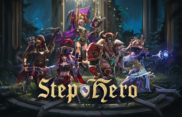 Step Hero Title Screen
