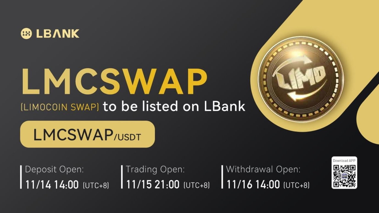 LBank Exchange Will List LMCSWAP on November 15, 2021