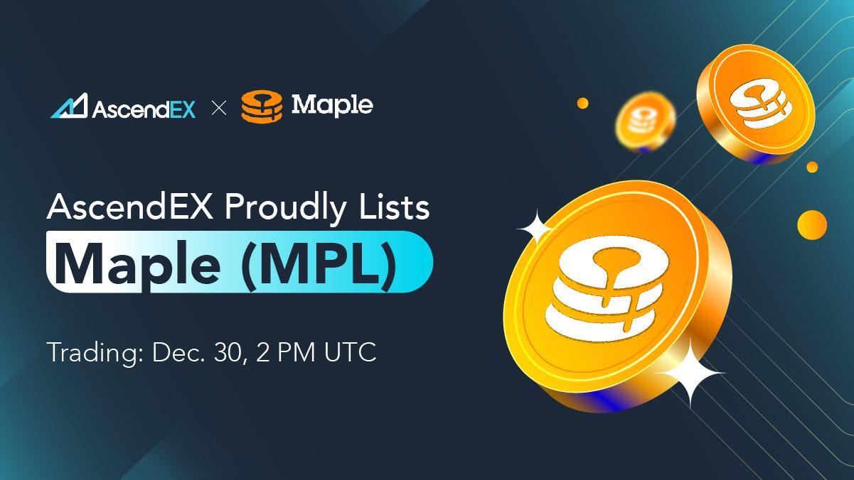 ascendex-lists-maple-finance-token-mpi-PR
