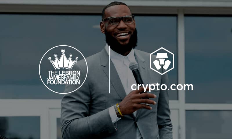 Lebron James és a Crypto.com partnere