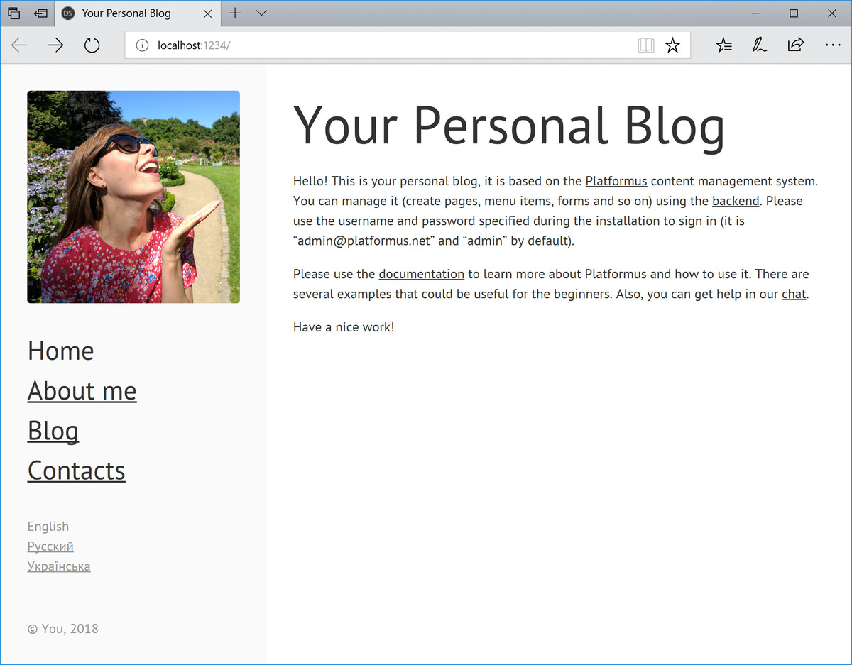 Personal blog