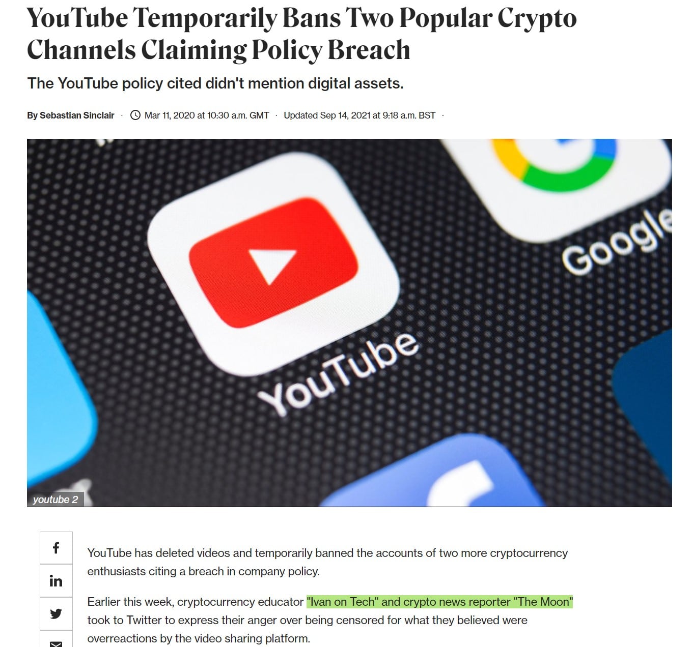 Zakaz YouTube