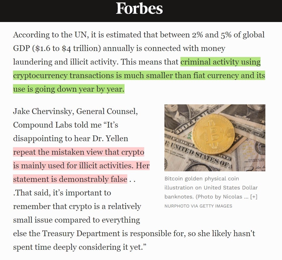 Forbes บน Bitcoin