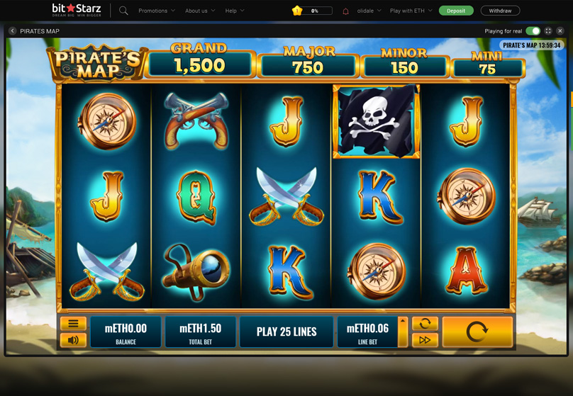 Pirate's Map Slots Game