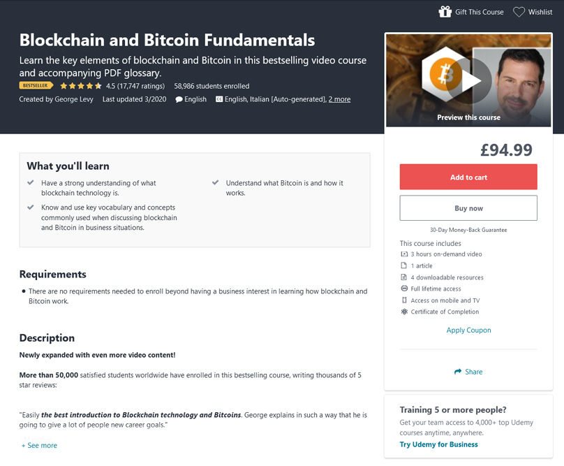 Blockchain and Bitcoin Fundamentals 