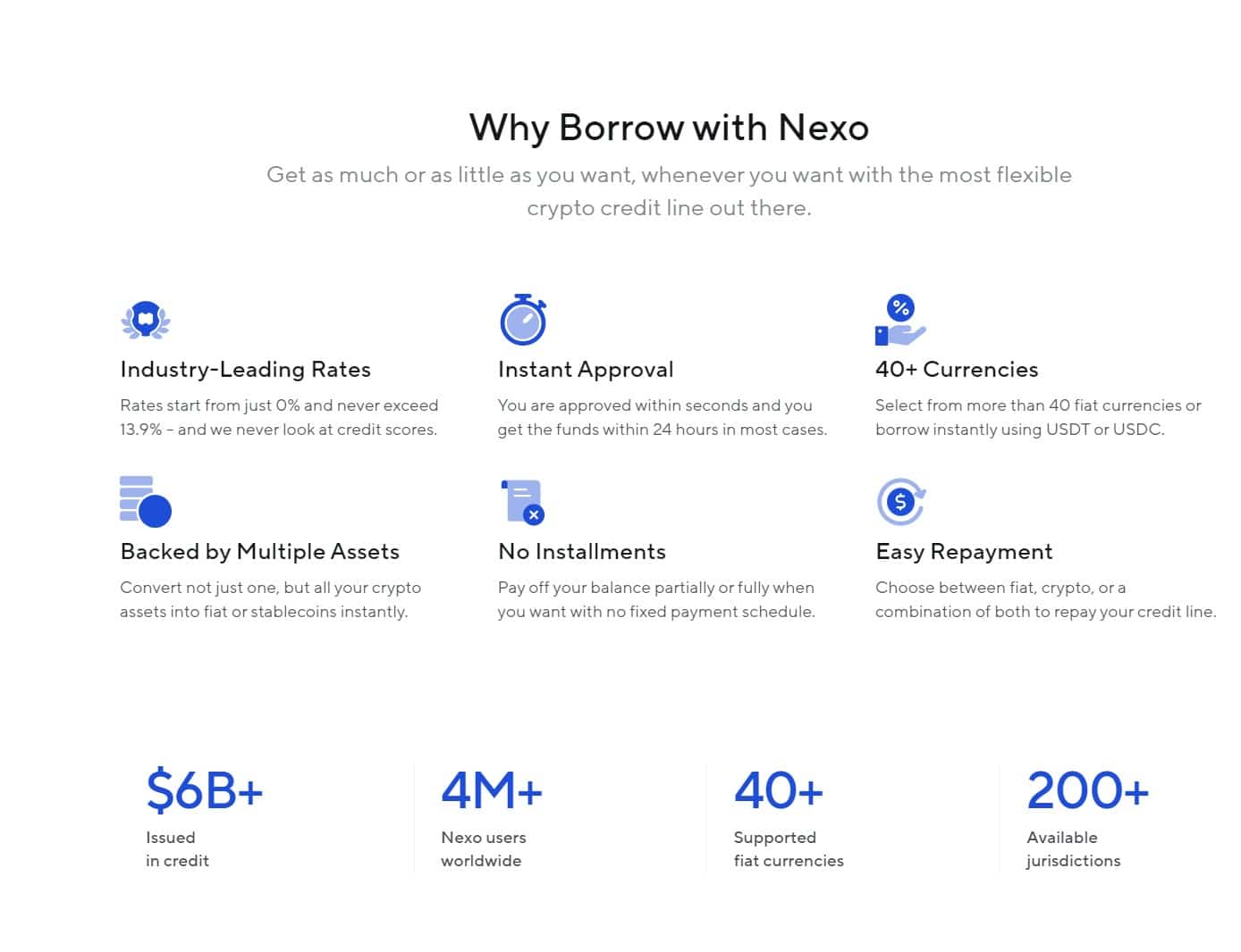 I vantaggi di Nexo