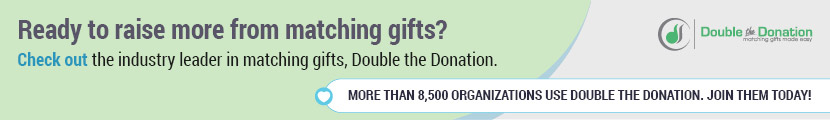 Tjek Double the Donation for at øge fundraising-indsatsen med matchende gaver.