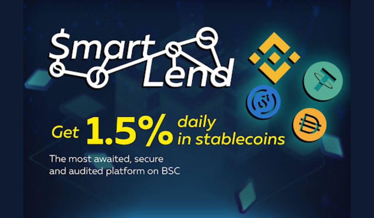 SMARTLend - BSC پر ایک محفوظ اور آڈٹ شدہ Stablecoin قرض دینے والا پلیٹ فارم
