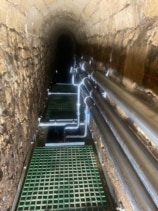 Part of Bath Abbey’s new ground-source heat pump system