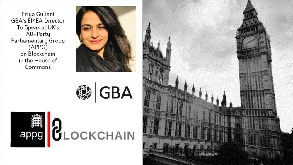The Government Blockchain Association (GBA)’s EMEA Lead to speak at UK House of Commons Blockchain PlatoAiStream PlatoAiStream. Data Intelligence. Vertical Search. Ai.