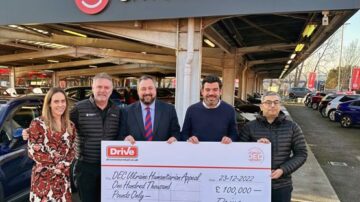 £100,000 raised by Drive Motor Retail to help Ukraine war victims
