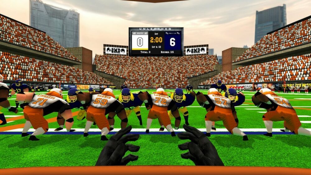 2MD: VR Football Unleashed All-Star crea la Endzone per il lancio di PSVR2