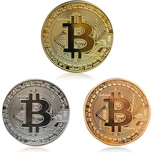 Bitcoin møntsæt