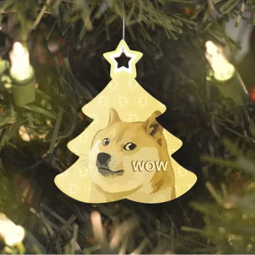 Doge træ ornament
