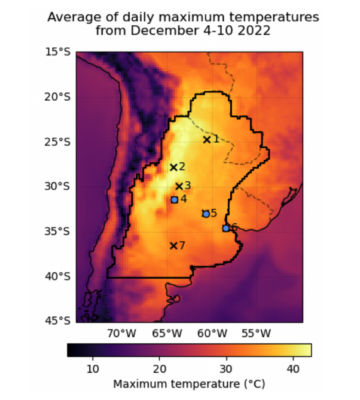 アルゼンチンの記録破りの2022年の熱波は、気候変動により「60倍可能性が高い」