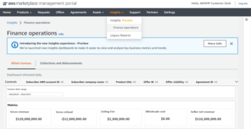 El equipo de información del vendedor de AWS Marketplace utiliza Amazon QuickSight Embedded para empoderar a los vendedores con información empresarial procesable