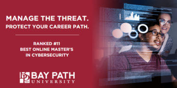Var beredd att hantera hotet med en MS i Cybersecurity från Bay Path University
