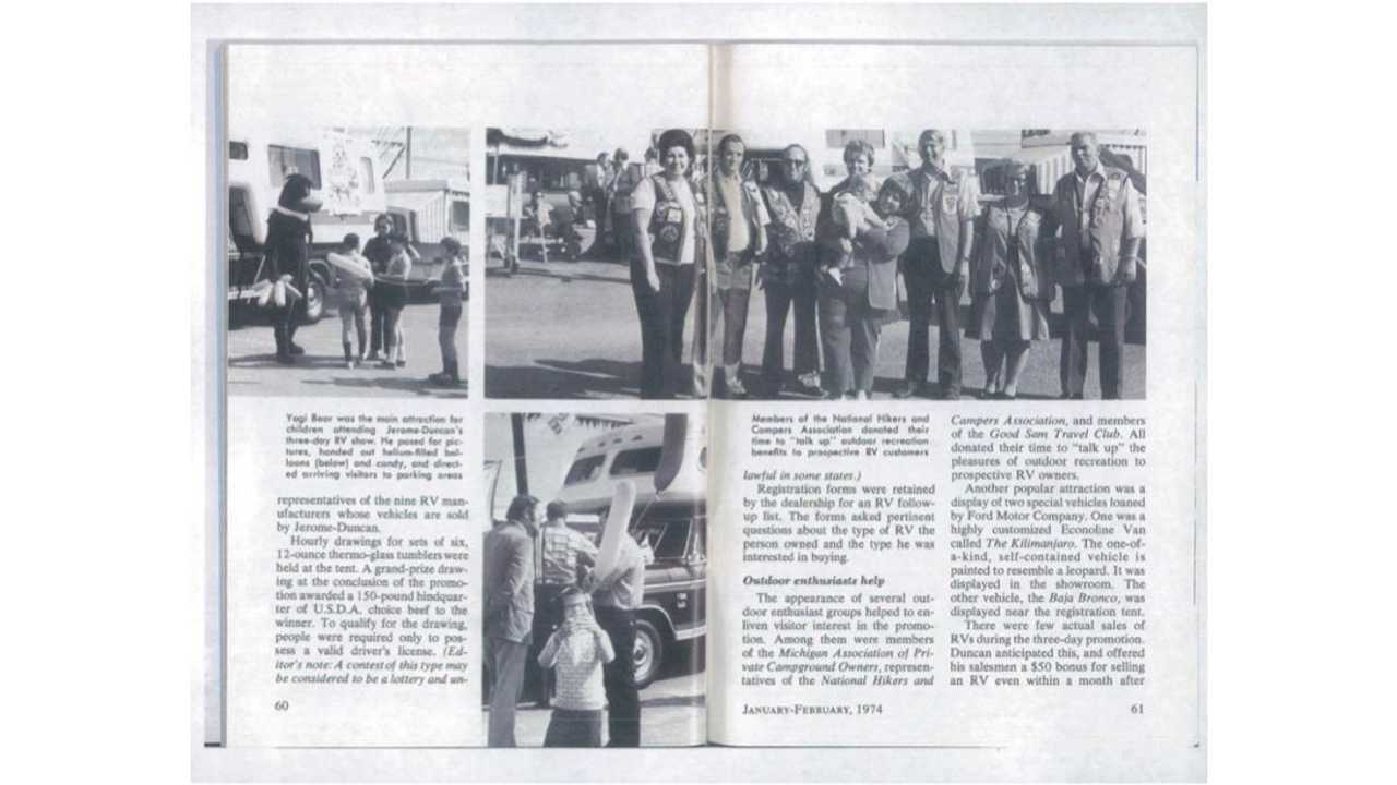 Ford Dealer Magazine January February 1974 1970 Ford Kilimanjaro Van Concept
