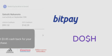 BitPay teeb koostööd Doshiga, et võimaldada krüptodeebetkaardil rahatagastuspreemiaid