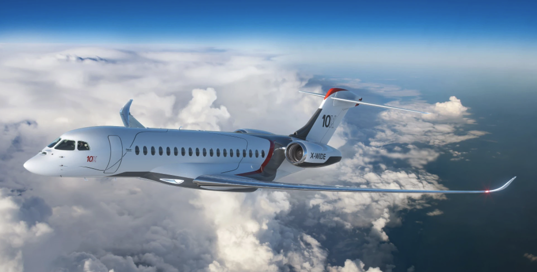 Dassaults 10X Falcon: Ein futuristischer Business-Jet mit allem drum und dran