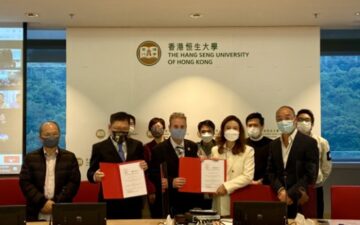 Guangxi University of Foreign Language signerer Memorandum of Understanding med Hang Seng University of Hong Kong