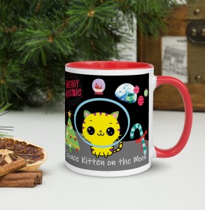 Space Kitten Crăciun pe Lună!