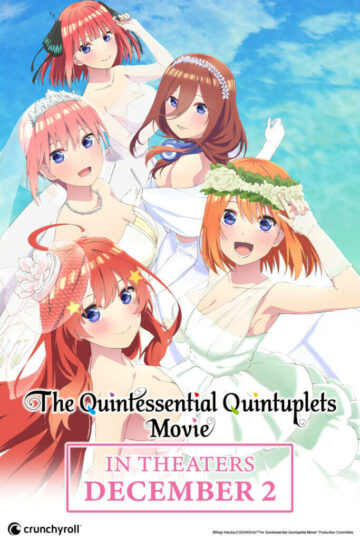 Le film Quintessential Quintuplets obtient un nouveau visuel clé, les billets sont maintenant en vente