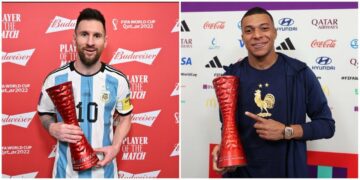 Top 5 spillere med Most Man of the Match Awards ved 2022 FIFA World Cup