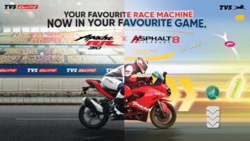 TVS Motor Company readies itself to rule the virtual world of racing; Introduces the TVS Apache RR 310 in Gameloft's Asphalt 8: Airborne, for racing enthusiasts
