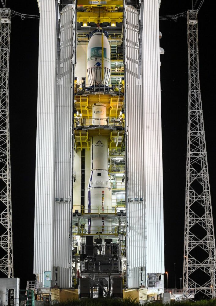 Two Airbus Earth-imaging satellites poised for launch on Vega C rocket