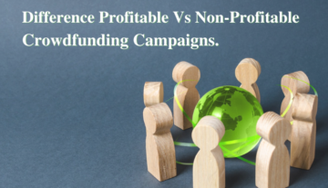 Qual é a diferença entre uma campanha de crowdfunding lucrativa e não lucrativa?