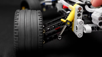 Een eenvoudige luchtveringsdemo met Lego Technic