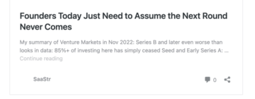 Dear SaaStr: How Long is a Venture Round Supposed to Last?