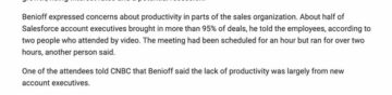 Estimado SaaStr: ¿Por qué Marc Benioff se queja de la productividad de los trabajadores?