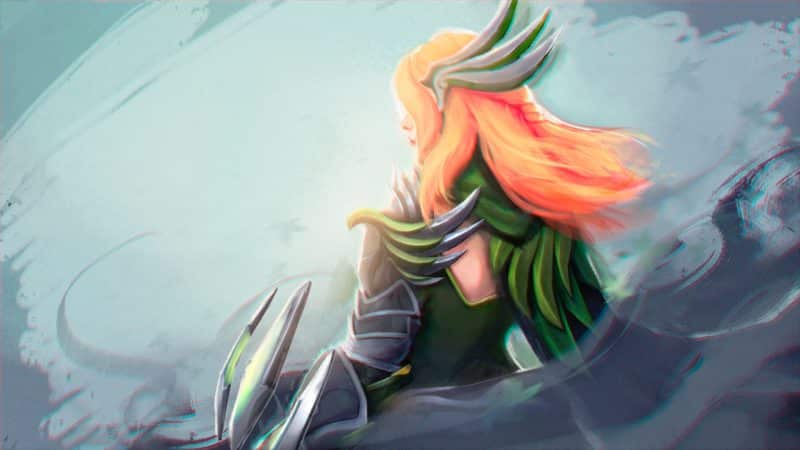 Windranger chases enemies to stun them with Shackleshot