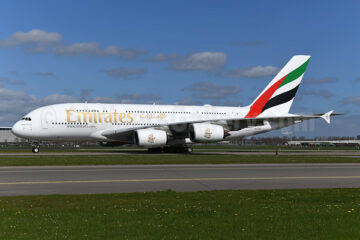 Erster umgerüsteter Airbus A380 (A6-EVM) von Emirates wird in Dienst gestellt