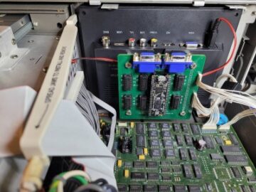 FPGA اور VGA ڈسپلے کے ساتھ HP 54542C کو ٹھیک کرنا