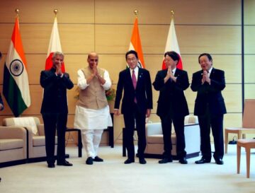 India e Giappone tengono un dialogo ministeriale 2+2