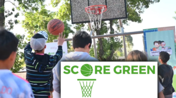 Inside the SCORE GREEN campaign: creating basketball backboards from counterfeit goods