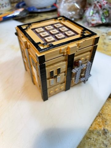 Lego Minecraft Crafting Box (Mini Fig Storage Box) #3DThursday #3DPrinting