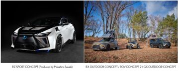 Lexus eksponeerib Tokyo autosalongis ja 2023. aasta Tokyo välinäitusel kohandatud mudeleid, mis tutvustavad erinevaid elustiile