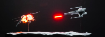 Making a Top Gun/Star Wars Diorama Mash-Up #SciFiSunday