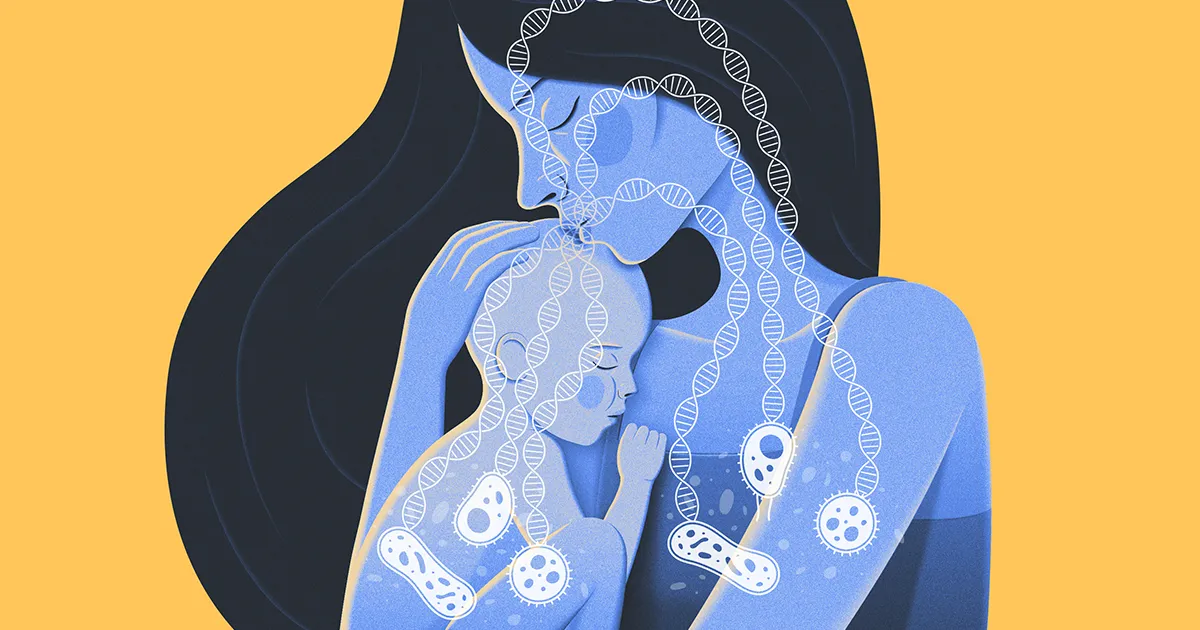 Äidin liikkuvat geenit muokkaavat vauvan mikrobiomia